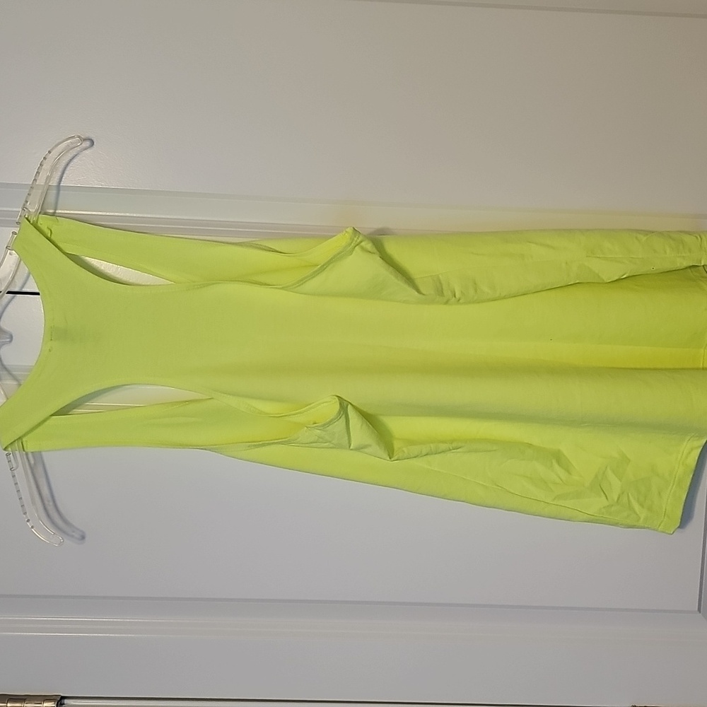 Jason Aldean Neon Yellow Razorback Tank Top - Picture 2 of 3